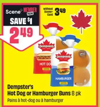 FreshCo Dempster's Hot Dog or Hamburger Buns offer