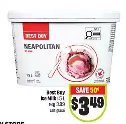 FreshCo Best Buy Ice Milk offer