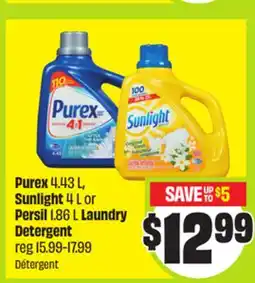 FreshCo Purex 4.43 L Sunlight 4 L or Persil 1.86 L Laundry Detergent offer
