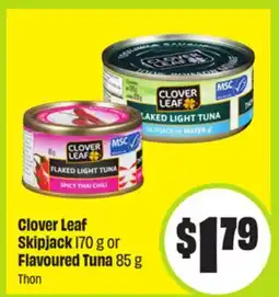 FreshCo Clover Leaf Skipjack 170g or Flavoured Tuna 85 g offer