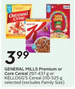 Sobeys GENERAL MILLS Premium or Core Cereal offer