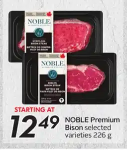 Sobeys NOBLE Premium Bison offer