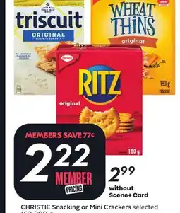 Sobeys CHRISTIE Snacking or Mini Crackers offer