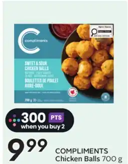 Sobeys COMPLIMENTS Chicken Balls offer