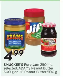 Sobeys SMUCKER'S Pure Jam offer