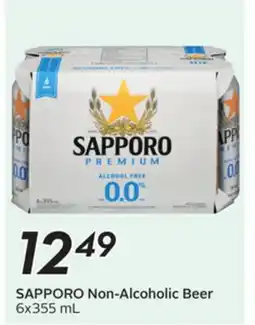 Sobeys SAPPORO Non-Alcoholic Beer offer