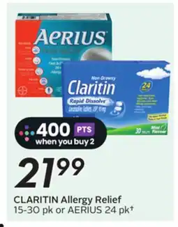 Sobeys CLARITIN Allergy Relief offer