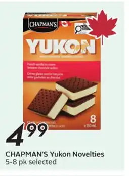 Sobeys CHAPMAN'S Yukon Novelties offer