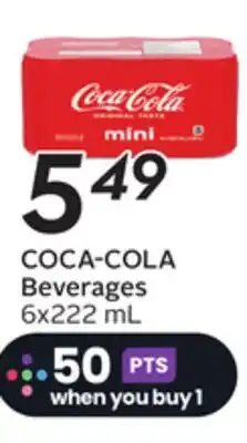 Sobeys COCA-COLA Beverages offer