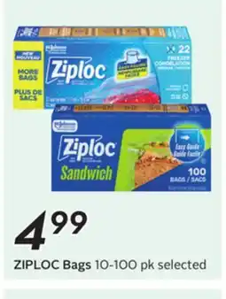 Sobeys ZIPLOC Bags offer