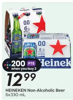 Sobeys HEINEKEN Non-Alcoholic Beer offer