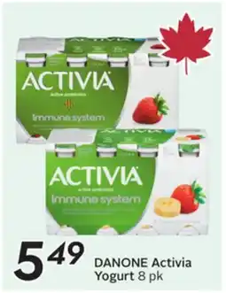 Sobeys DANONE Activia Yogurt offer