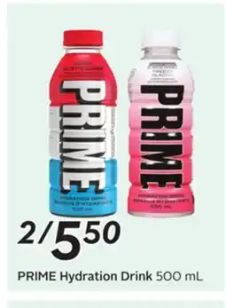 Sobeys PRIME Hydration Drink offer