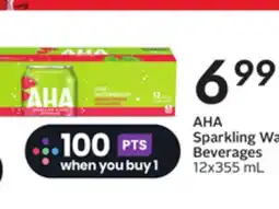 Sobeys AHA Sparkling Water Beverages offer