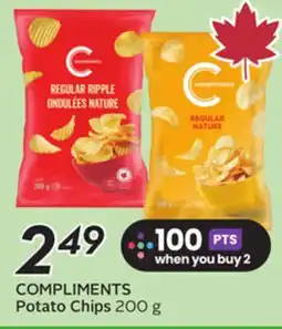 Sobeys COMPLIMENTS Potato Chips offer
