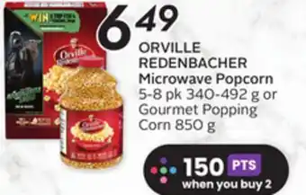Sobeys ORVILLE REDENBACHER Microwave Popcorn offer