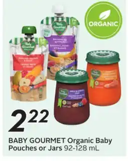 Sobeys BABY GOURMET Organic Baby Pouches or Jars offer