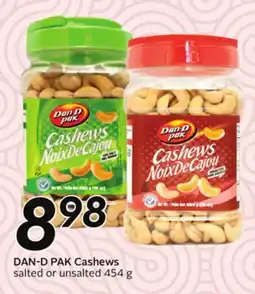Sobeys DAN-D PAK Cashews - Global Market offer