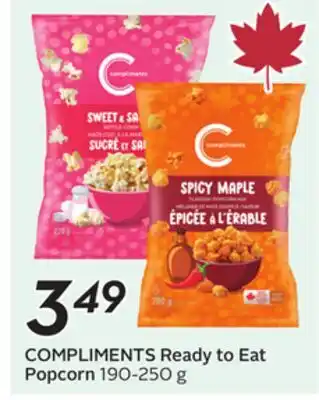 Sobeys COMPLIMENTS Ready to Eat Popcorn offer