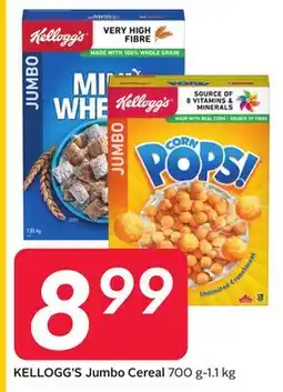 Sobeys KELLOGG'S Jumbo Cereal offer