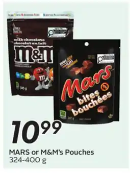 Sobeys MARS or M&M's Pouches offer