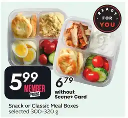 Sobeys Snack or Classic Meal Boxes offer