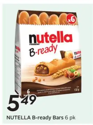 Sobeys NUTELLA B-ready Bars offer