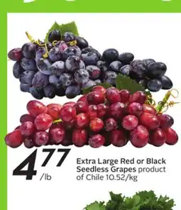Sobeys Extra Large Red or Black Seedless Grapes offer