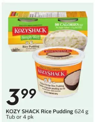 Sobeys KOZY SHACK Rice Pudding offer