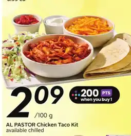 Sobeys AL PASTOR Chicken Taco Kit offer