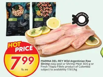 Sobeys MARINA DEL REY Wild Argentinian Raw Shrimp offer
