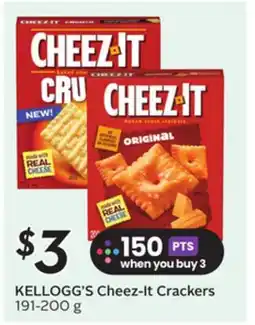 Sobeys KELLOGG'S Cheez-It Crackers offer
