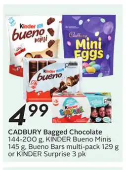 Sobeys CADBURY Bagged Chocolate offer