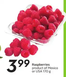 Sobeys Raspberries offer
