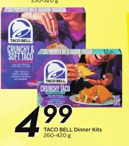 Sobeys TACO BELL Dinner Kits offer
