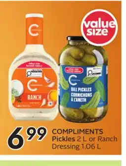 Sobeys COMPLIMENTS Pickles offer