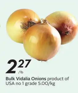 Sobeys Bulk Vidalia Onions offer