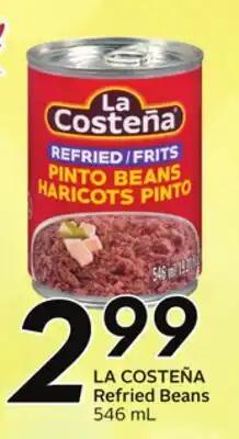 Sobeys LA COSTEÑA Refried Beans offer