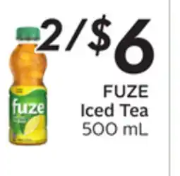 Sobeys FUZE Iced Tea offer