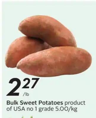 Sobeys Bulk Sweet Potatoes offer