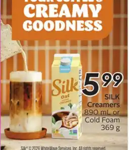 Sobeys SILK Creamers offer