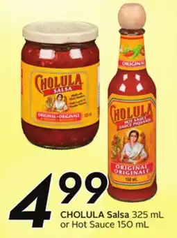 Sobeys CHOLULA Salsa offer