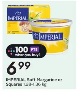 Sobeys IMPERIAL Soft Margarine or Squares offer