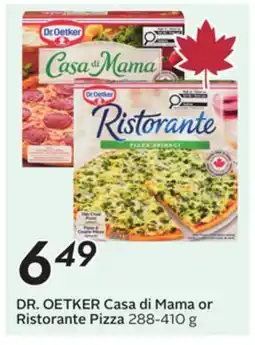 Sobeys DR.OETKER Casa di Mama or Ristorante Pizza offer
