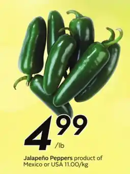 Sobeys Jalapeño Peppers offer