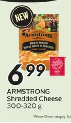 Sobeys ARMSTRONG Shredded Cheese offer