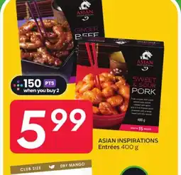 Sobeys ASIAN INSPIRATIONS Entrées offer