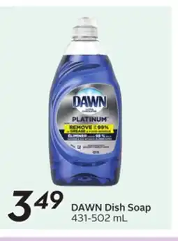 Sobeys DAWN Dish Soap offer