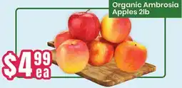Healthy Planet Organic Ambrosia Apples offer