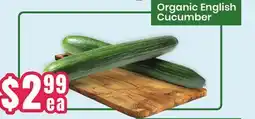 Healthy Planet Organic English Cucumber offer